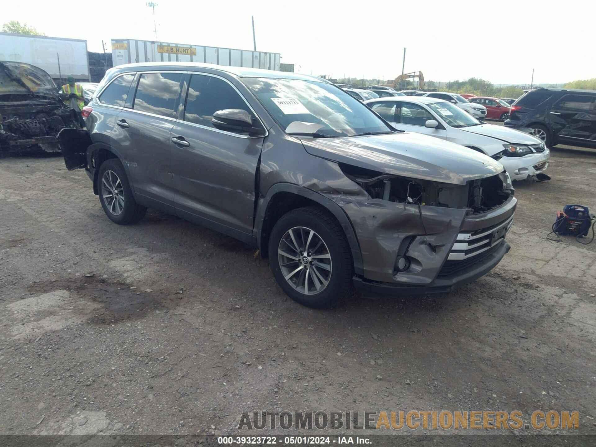 5TDJZRFH6KS590331 TOYOTA HIGHLANDER 2019