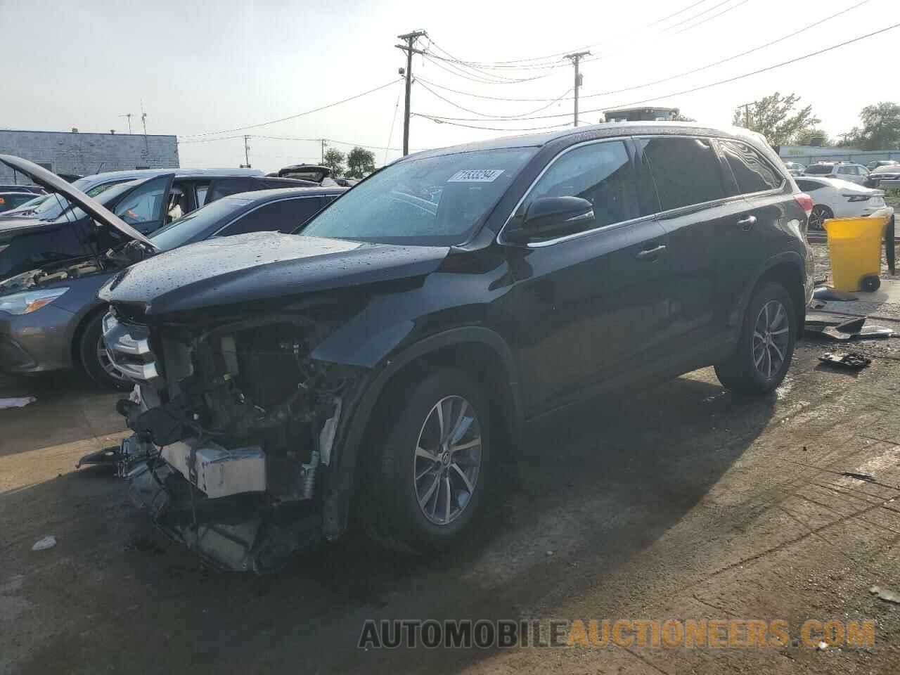 5TDJZRFH6KS591205 TOYOTA HIGHLANDER 2019