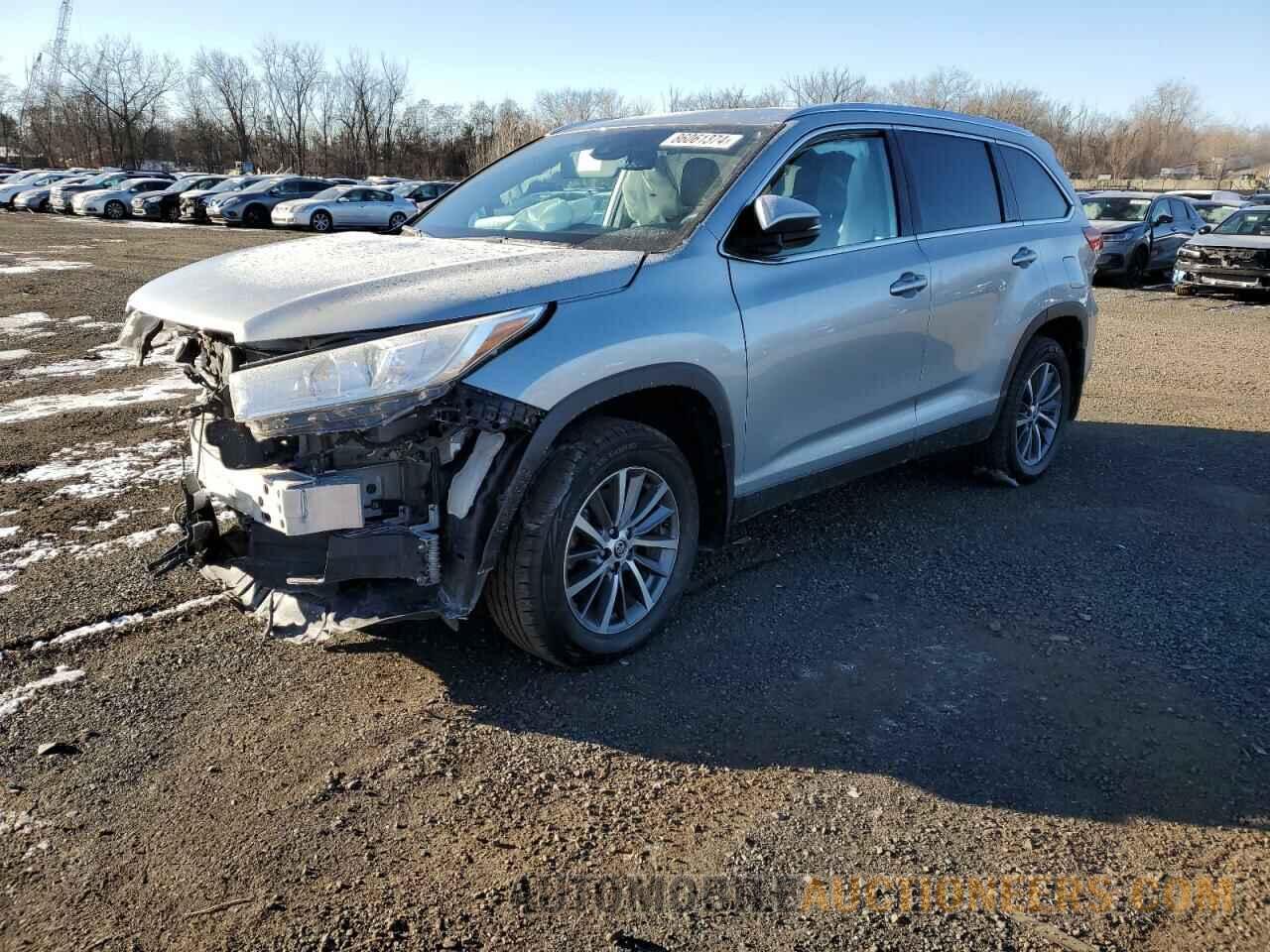 5TDJZRFH6KS592936 TOYOTA HIGHLANDER 2019