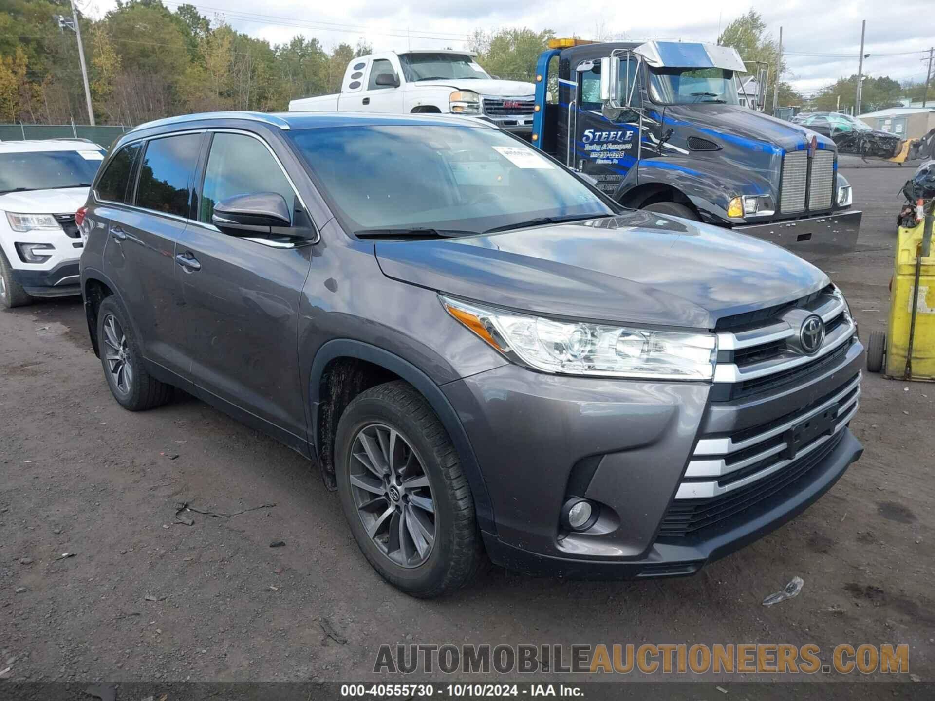 5TDJZRFH6KS620850 TOYOTA HIGHLANDER 2019