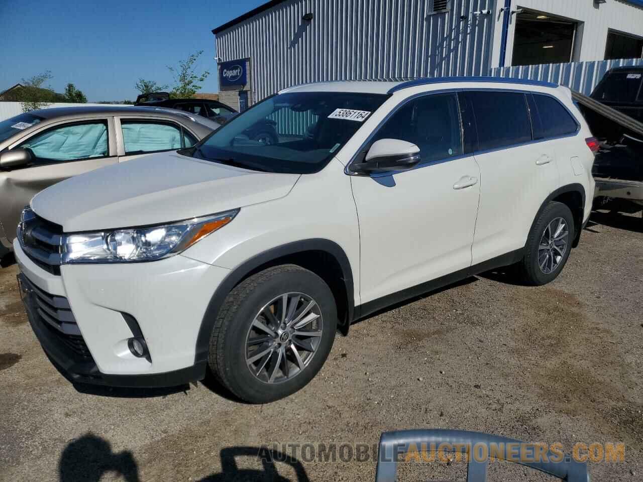 5TDJZRFH6KS623313 TOYOTA HIGHLANDER 2019