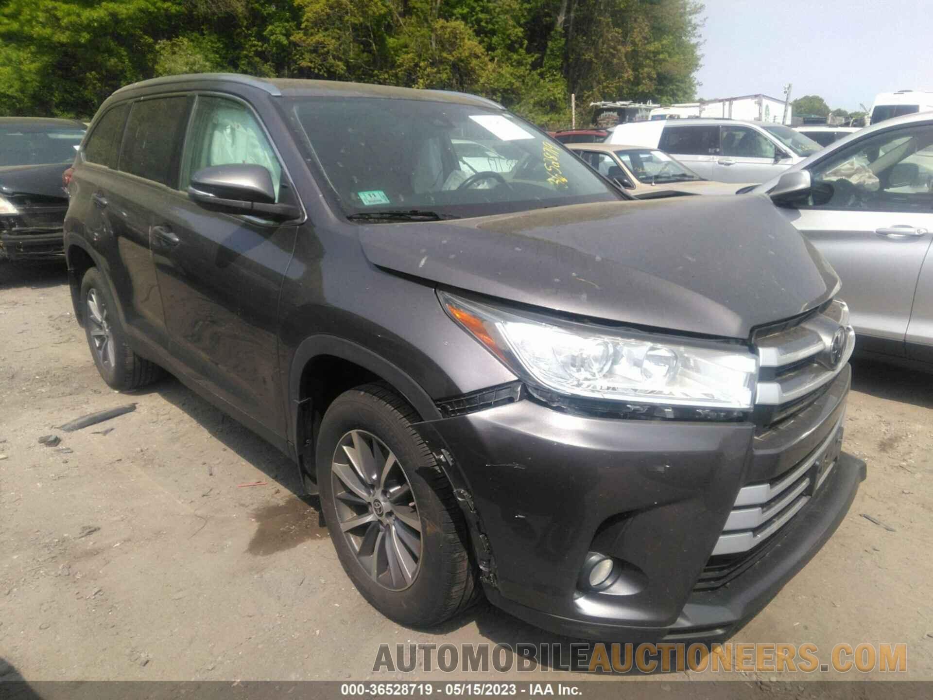 5TDJZRFH6KS625711 TOYOTA HIGHLANDER 2019