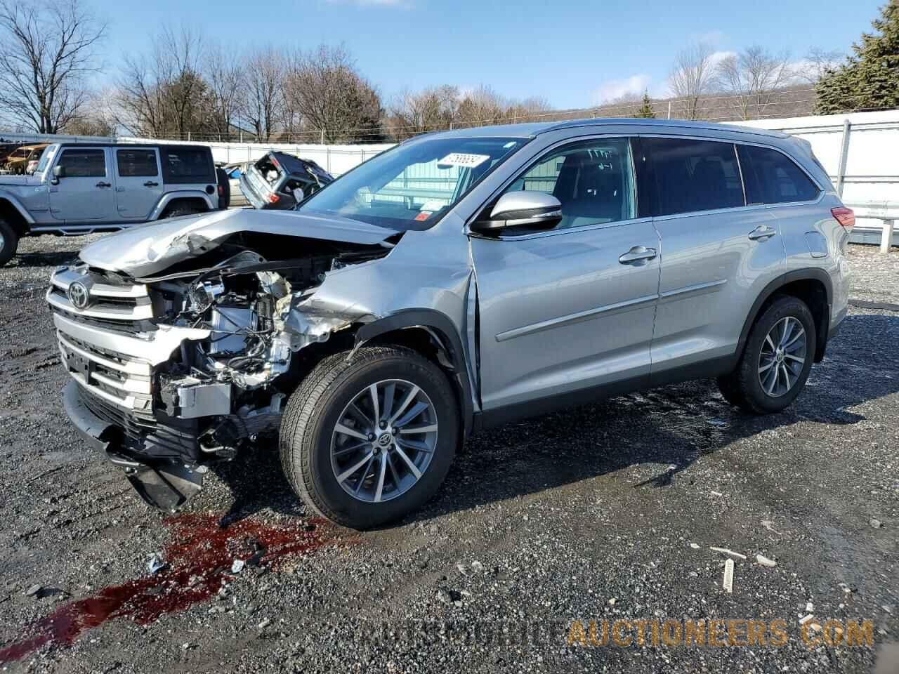 5TDJZRFH6KS629712 TOYOTA HIGHLANDER 2019