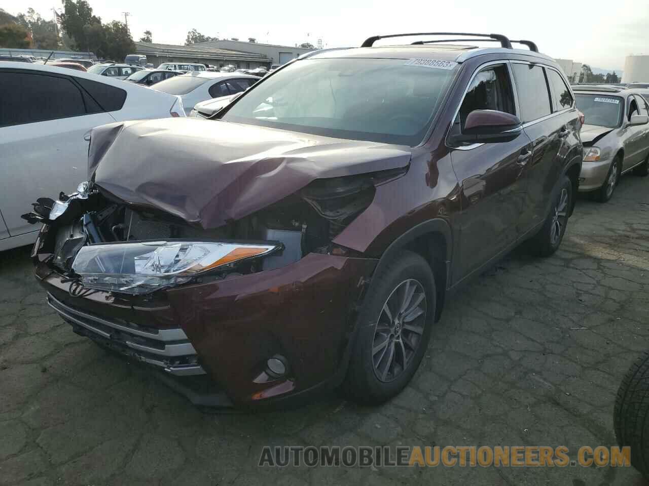 5TDJZRFH6KS716106 TOYOTA HIGHLANDER 2019