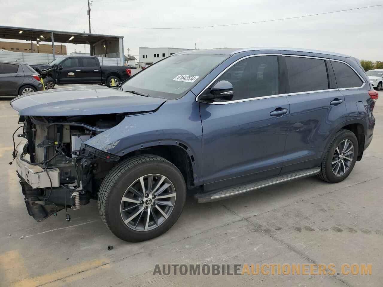 5TDJZRFH6KS732192 TOYOTA HIGHLANDER 2019