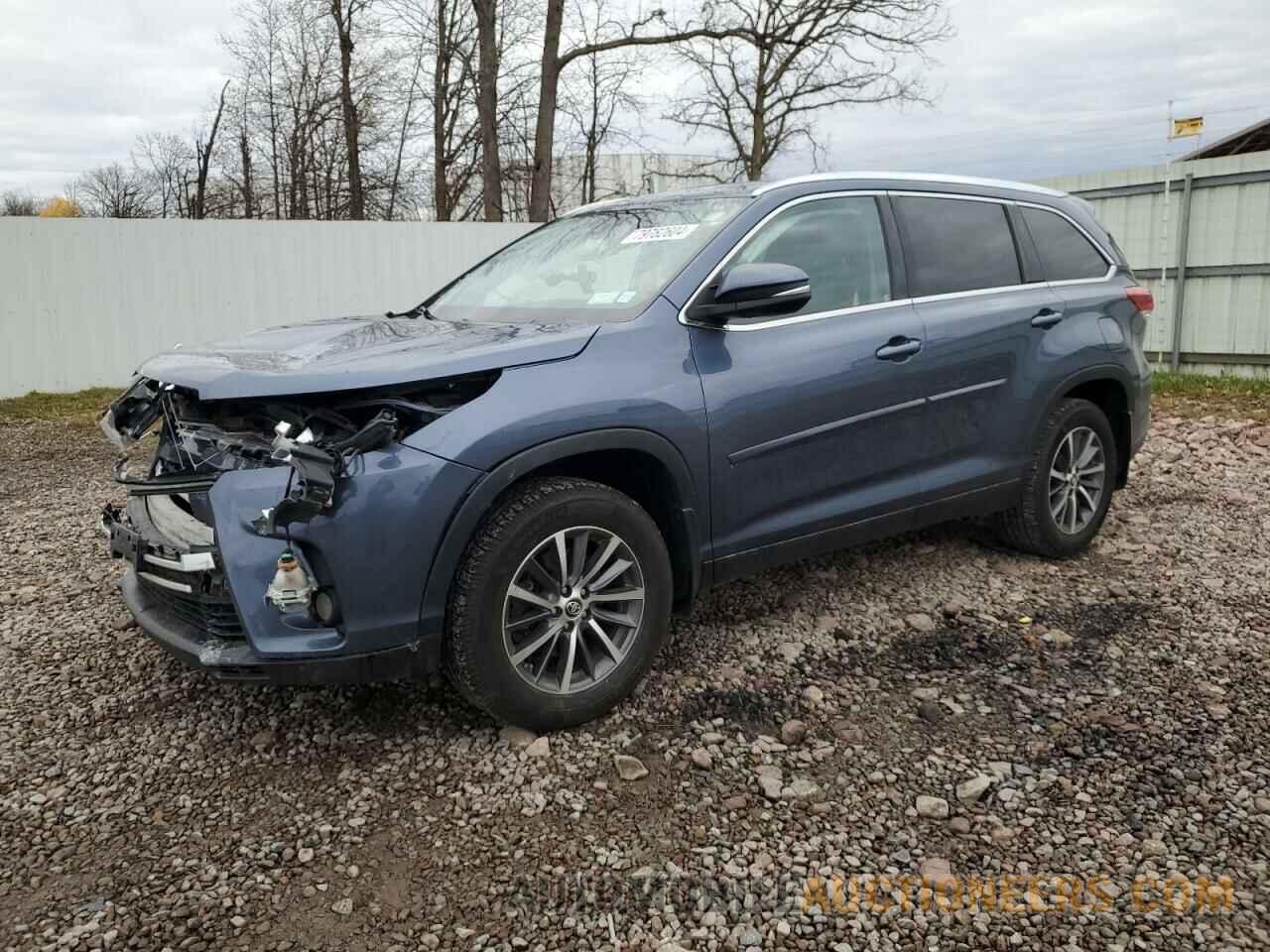 5TDJZRFH6KS734685 TOYOTA HIGHLANDER 2019