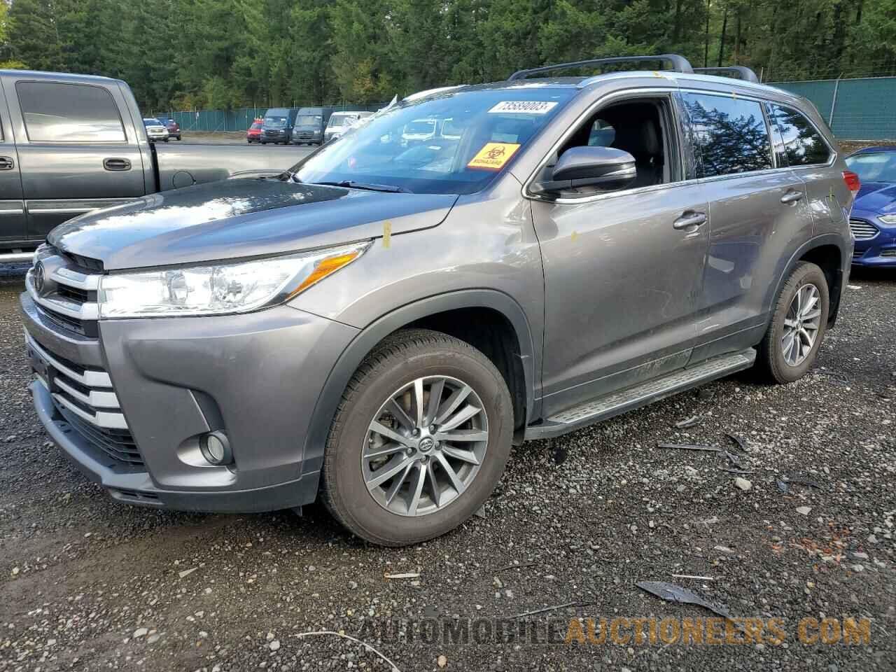 5TDJZRFH6KS928231 TOYOTA HIGHLANDER 2019