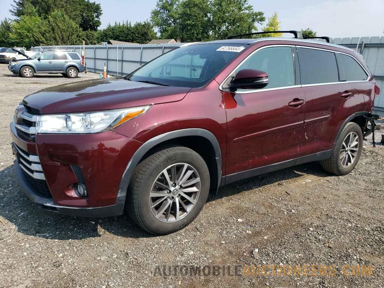 5TDJZRFH6KS941707 TOYOTA HIGHLANDER 2019