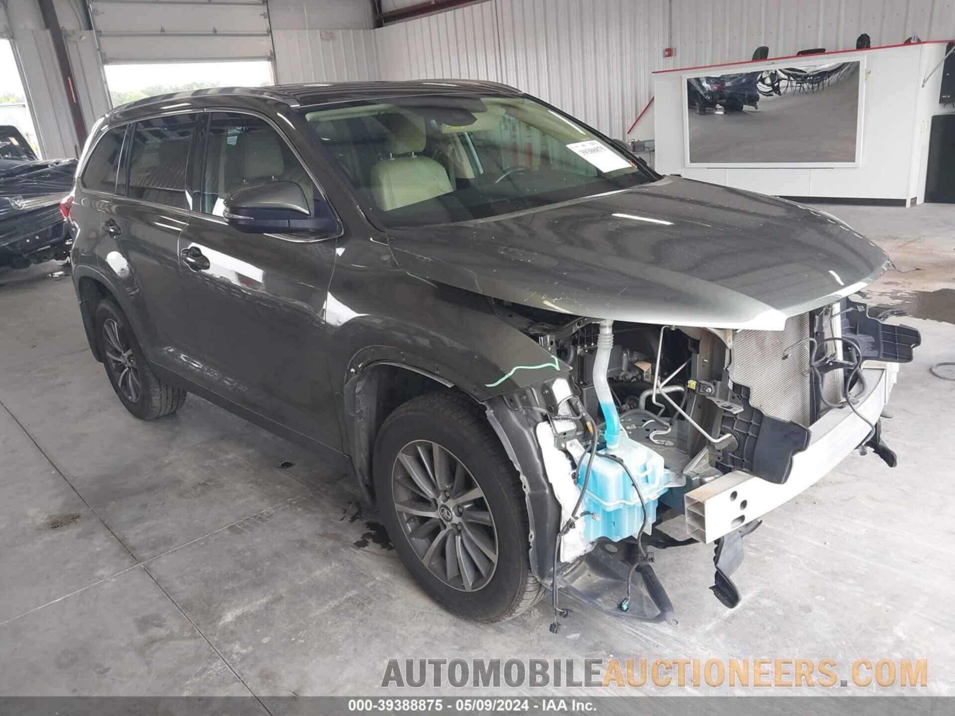 5TDJZRFH6KS952674 TOYOTA HIGHLANDER 2019