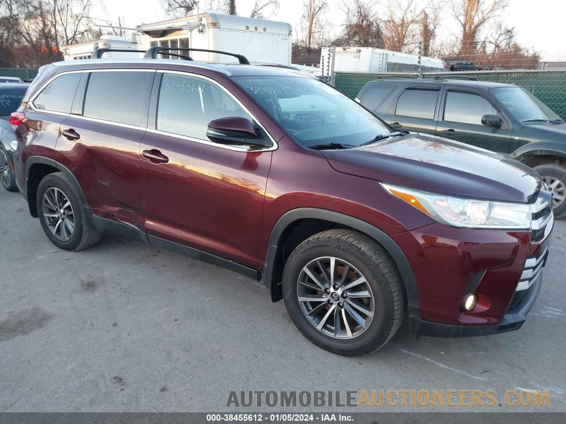 5TDJZRFH6KS958586 TOYOTA HIGHLANDER 2019