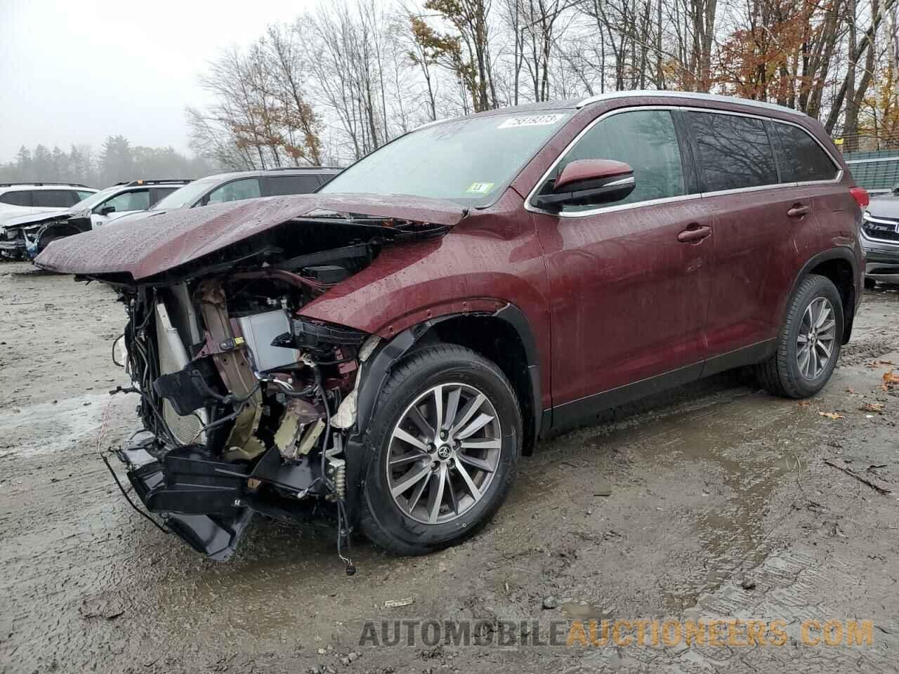 5TDJZRFH6KS959074 TOYOTA HIGHLANDER 2019