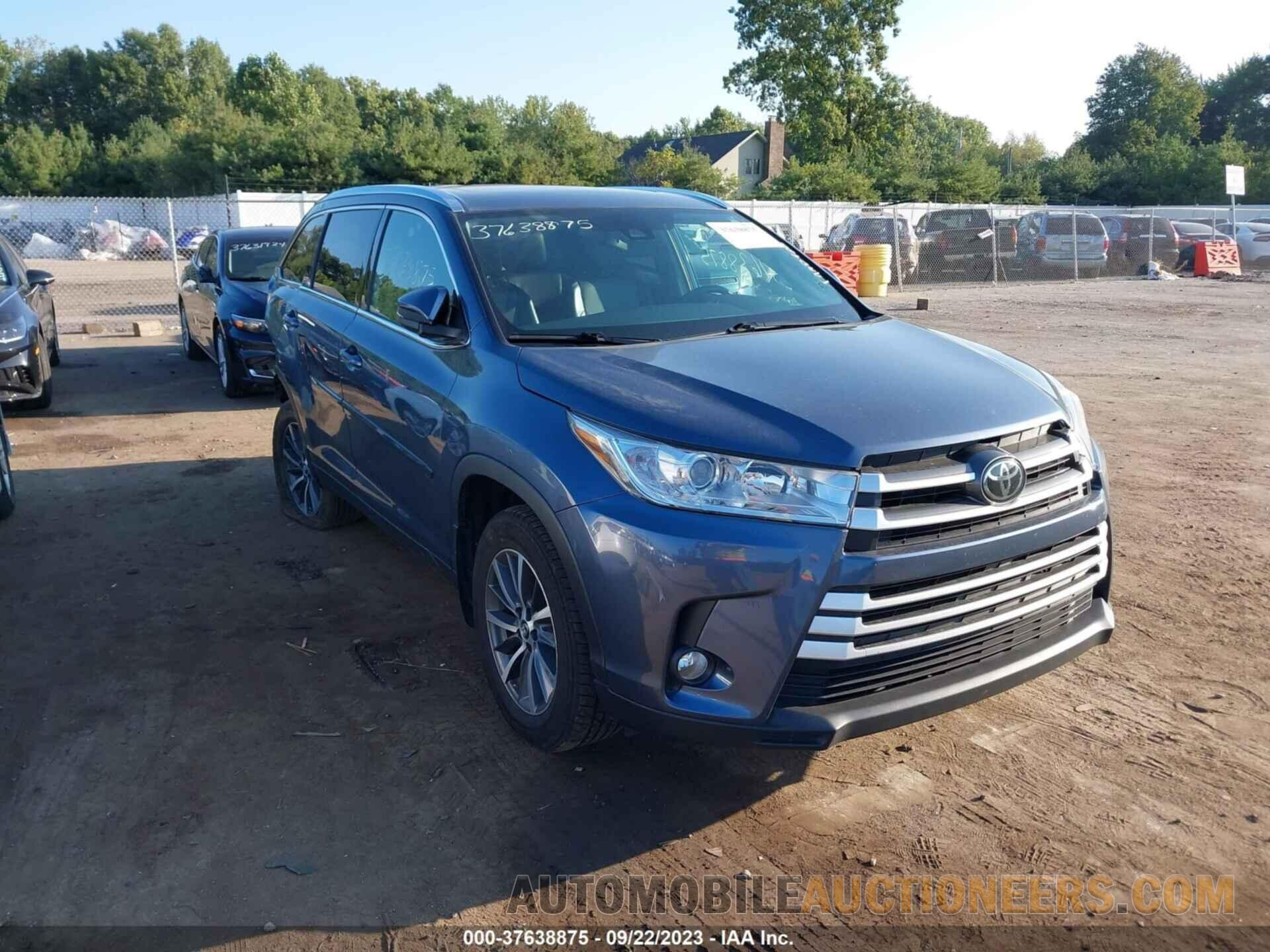 5TDJZRFH6KS990602 TOYOTA HIGHLANDER 2019