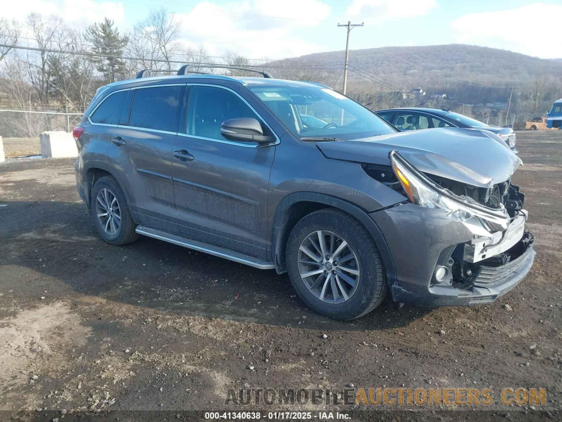 5TDJZRFH7HS381110 TOYOTA HIGHLANDER 2017