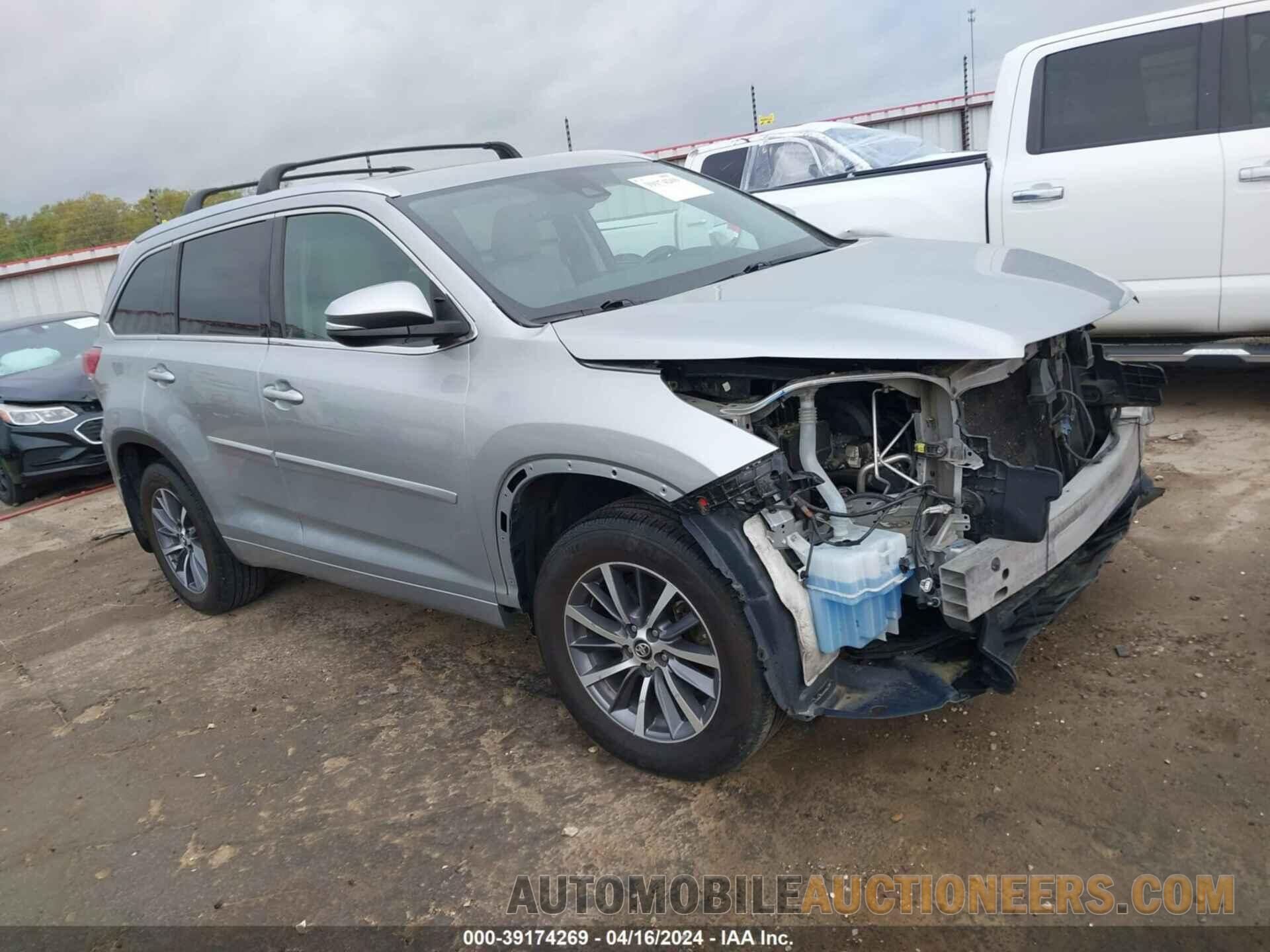 5TDJZRFH7HS388543 TOYOTA HIGHLANDER 2017