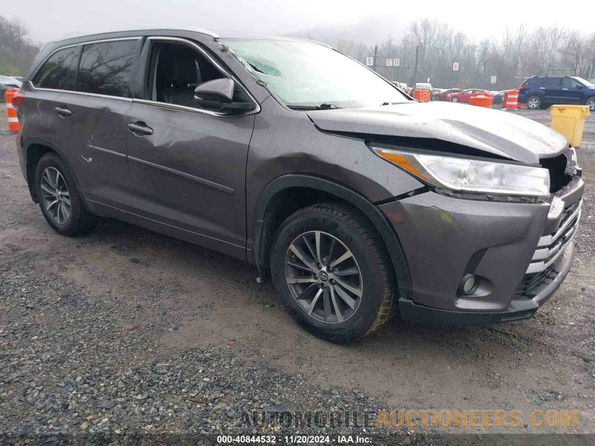 5TDJZRFH7HS408984 TOYOTA HIGHLANDER 2017