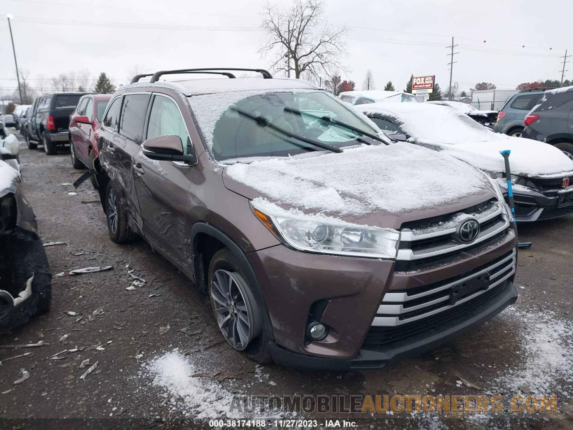 5TDJZRFH7HS418494 TOYOTA HIGHLANDER 2017