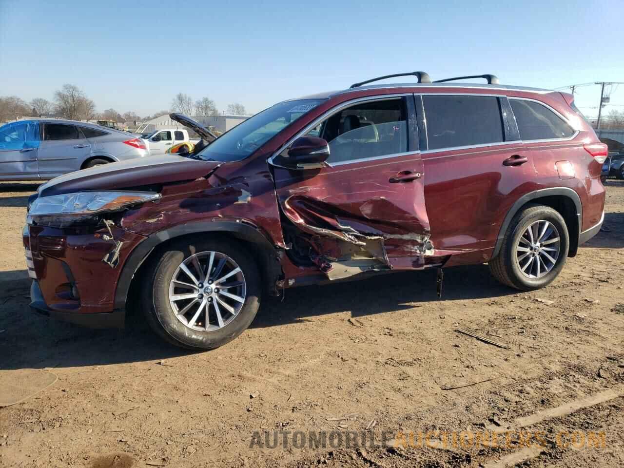 5TDJZRFH7HS431259 TOYOTA HIGHLANDER 2017