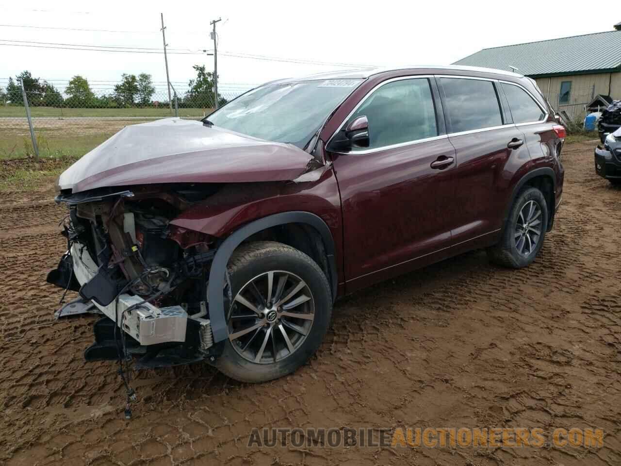 5TDJZRFH7HS446117 TOYOTA HIGHLANDER 2017