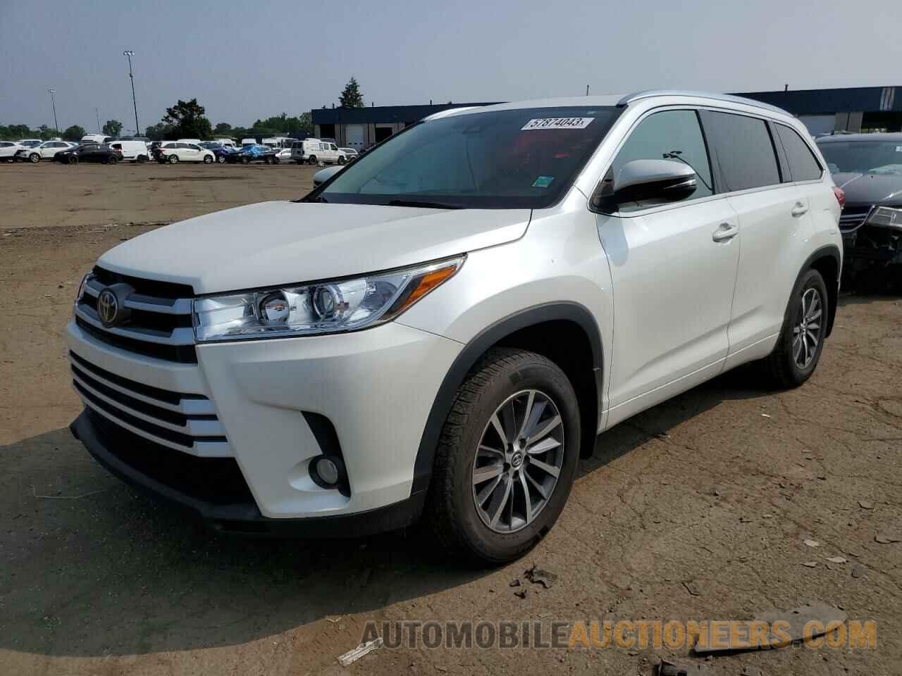 5TDJZRFH7HS459708 TOYOTA HIGHLANDER 2017