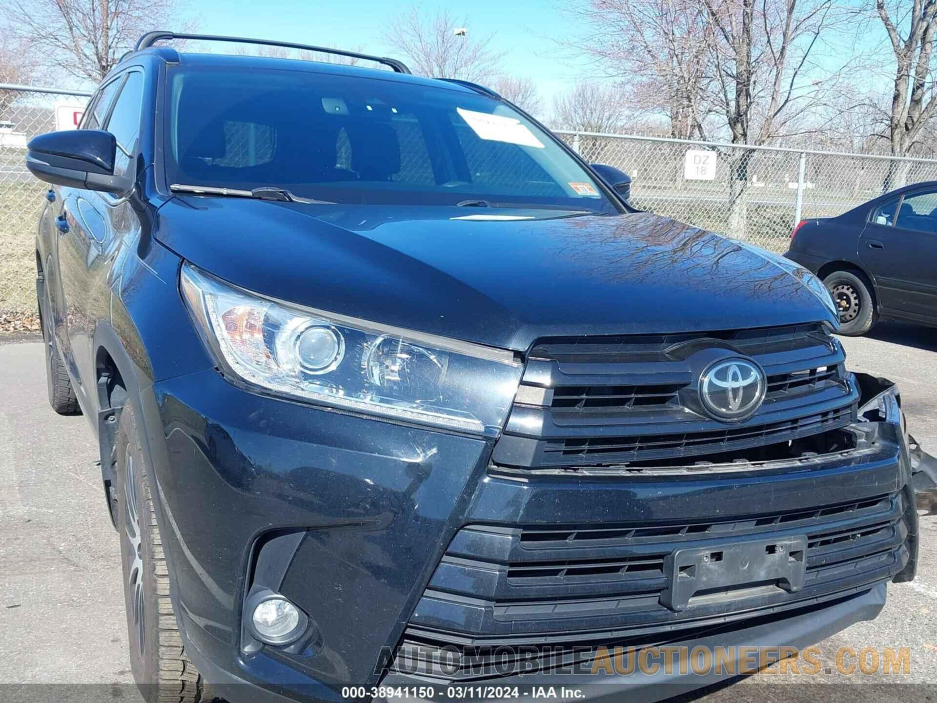 5TDJZRFH7HS475892 TOYOTA HIGHLANDER 2017