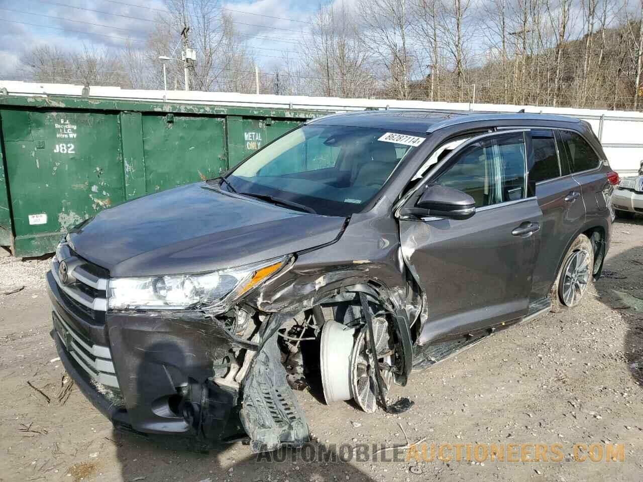 5TDJZRFH7JS560964 TOYOTA HIGHLANDER 2018