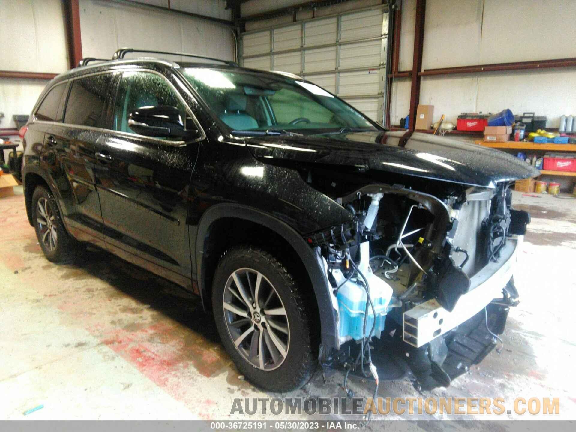 5TDJZRFH7JS812244 TOYOTA HIGHLANDER 2018