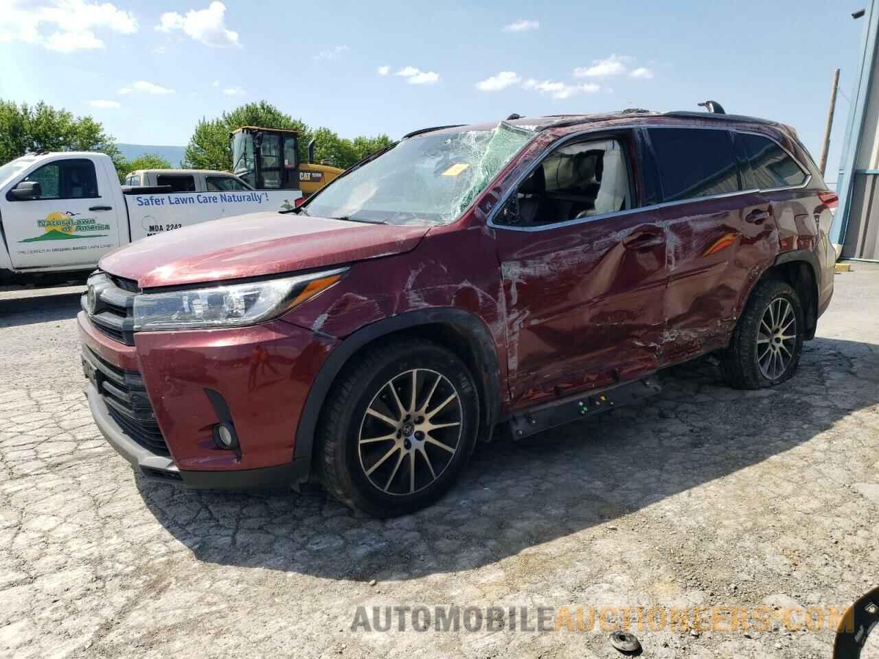 5TDJZRFH7JS838469 TOYOTA HIGHLANDER 2018