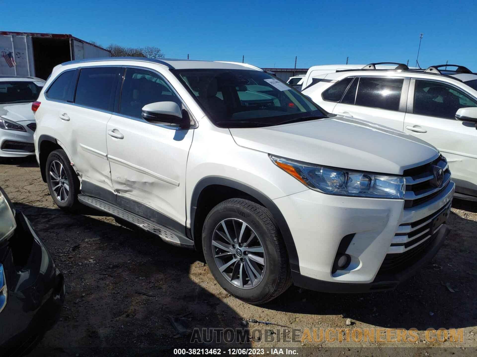 5TDJZRFH7KS565485 TOYOTA HIGHLANDER 2019