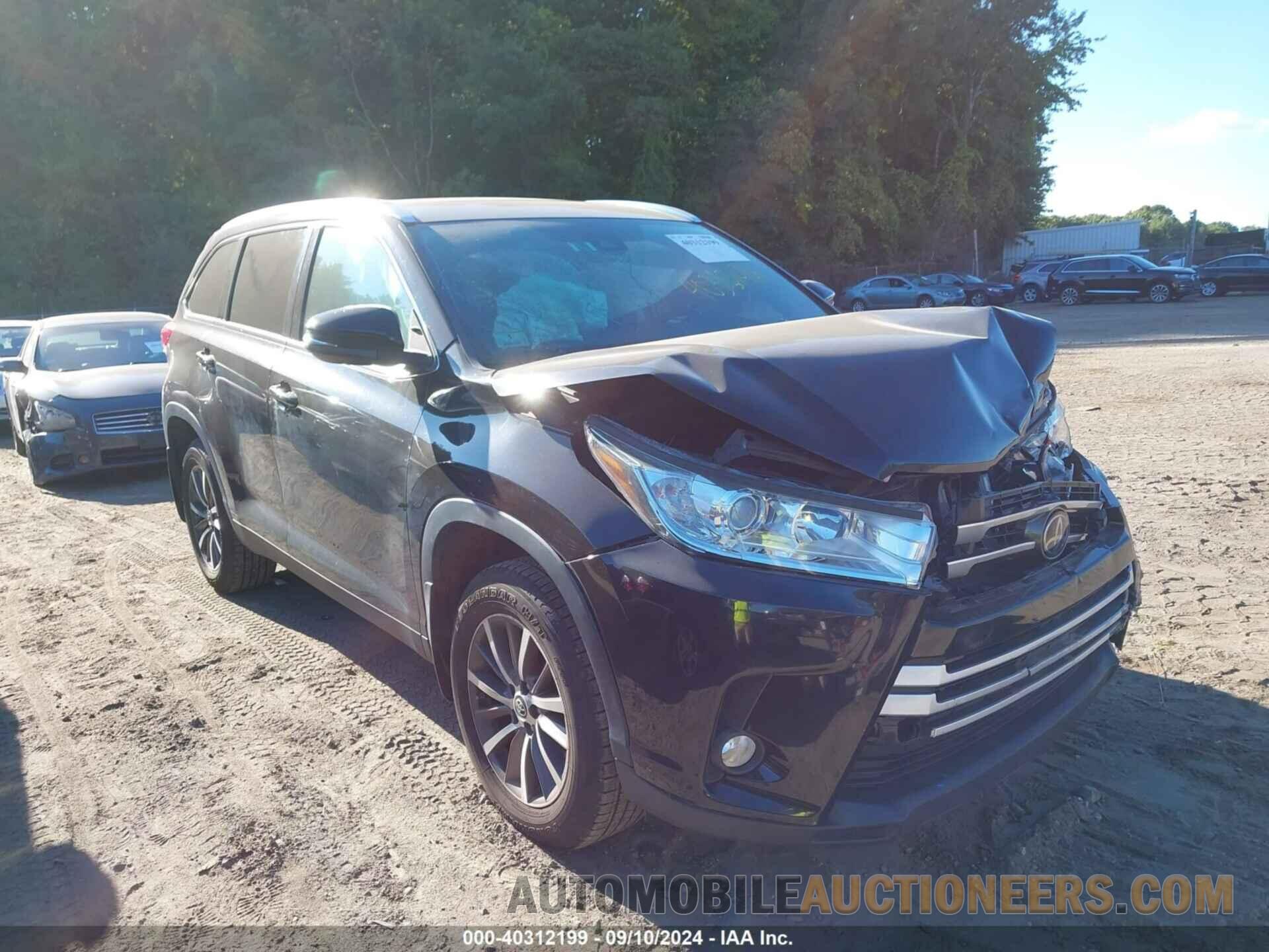 5TDJZRFH7KS567592 TOYOTA HIGHLANDER 2019