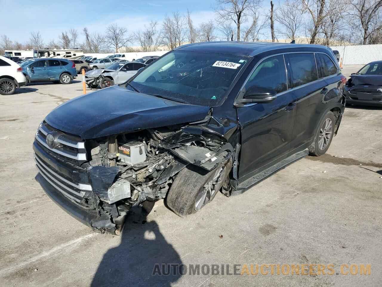 5TDJZRFH7KS572405 TOYOTA HIGHLANDER 2019