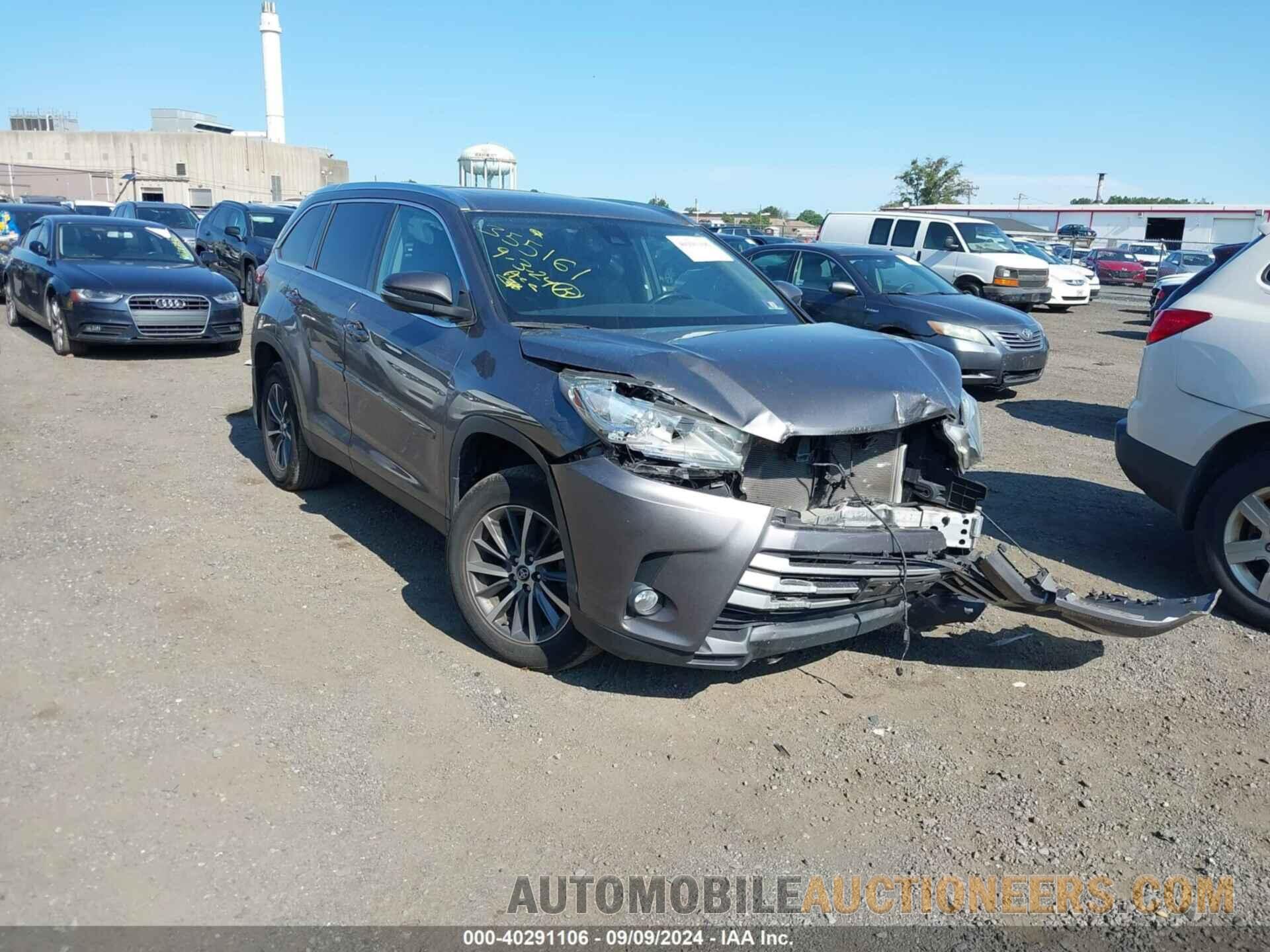 5TDJZRFH7KS586742 TOYOTA HIGHLANDER 2019