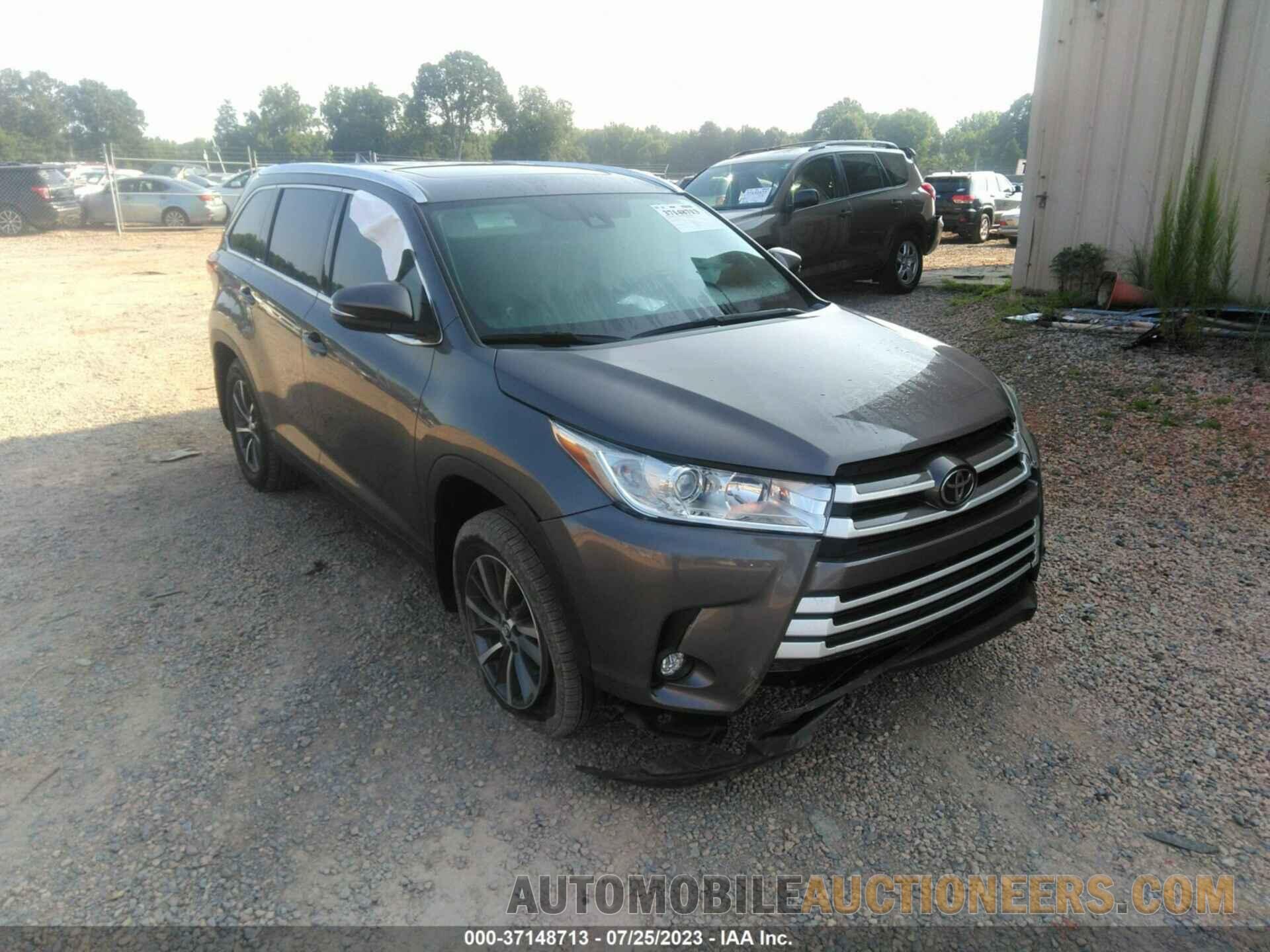 5TDJZRFH7KS605418 TOYOTA HIGHLANDER 2019