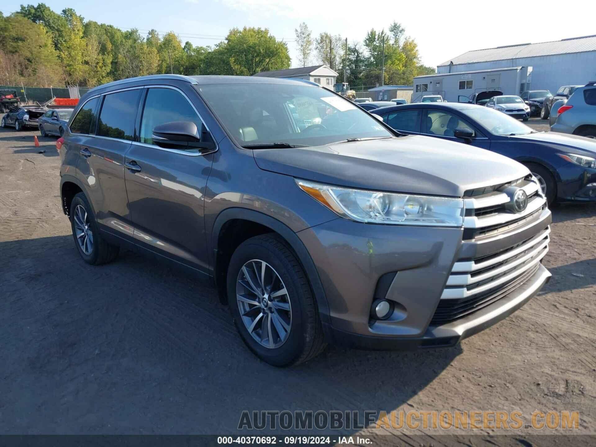 5TDJZRFH7KS606200 TOYOTA HIGHLANDER 2019