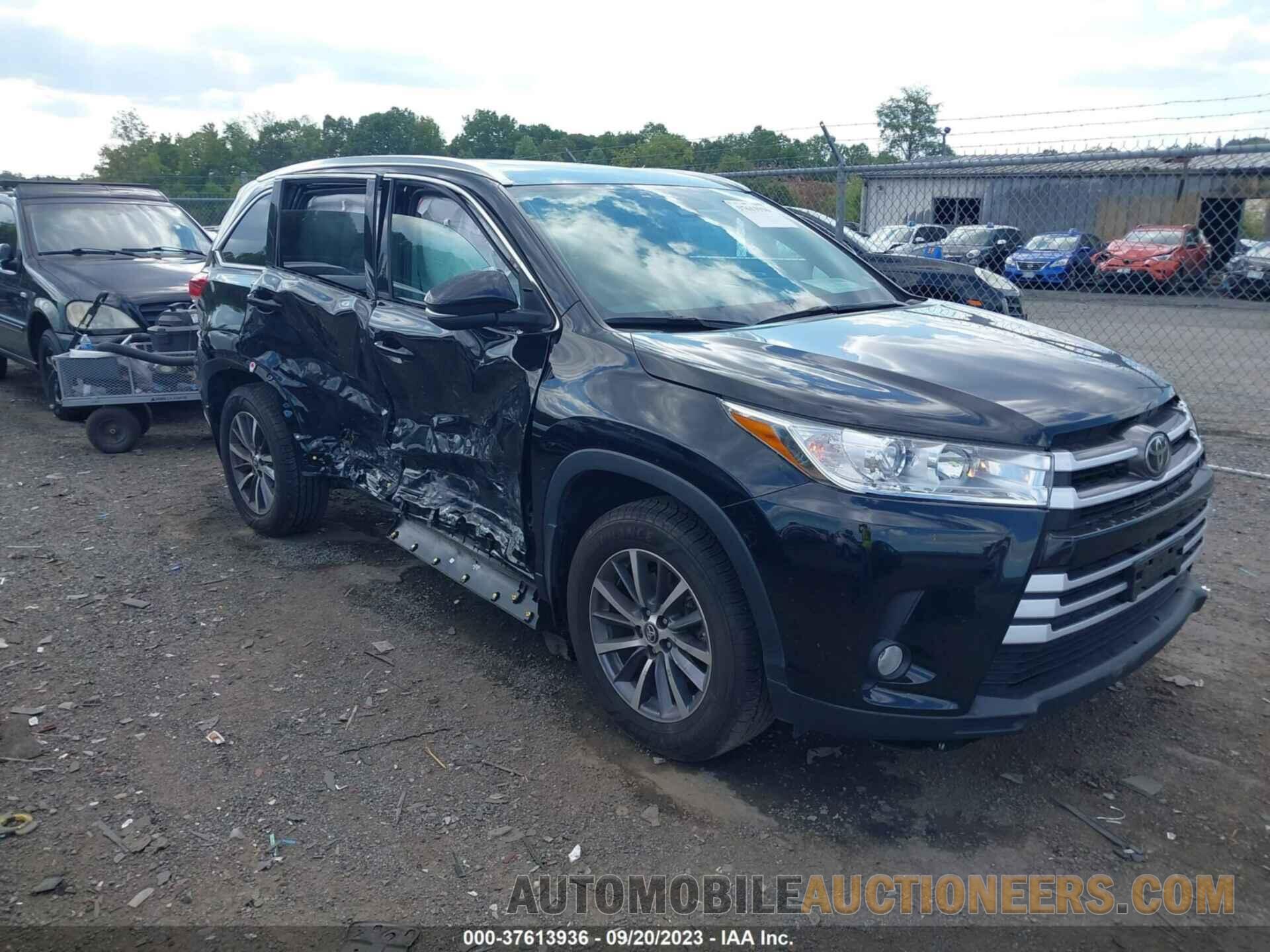 5TDJZRFH7KS607301 TOYOTA HIGHLANDER 2019