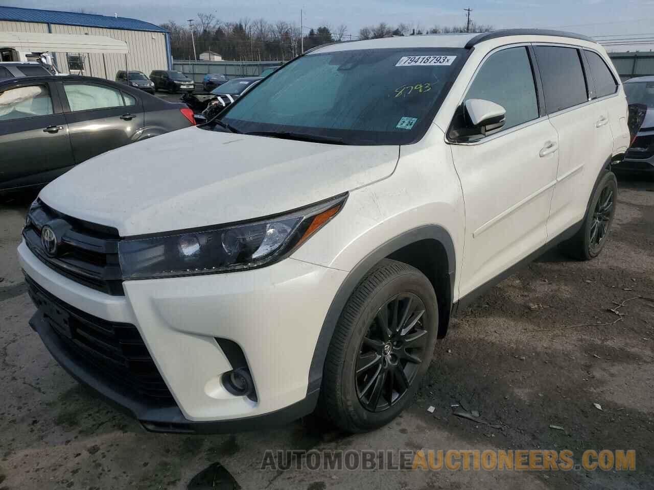 5TDJZRFH7KS611073 TOYOTA HIGHLANDER 2019