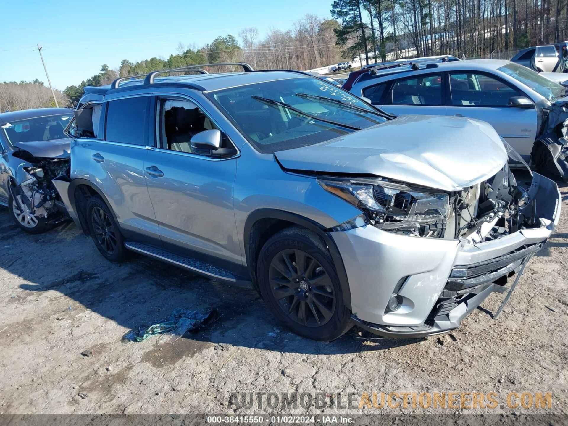 5TDJZRFH7KS624194 TOYOTA HIGHLANDER 2019