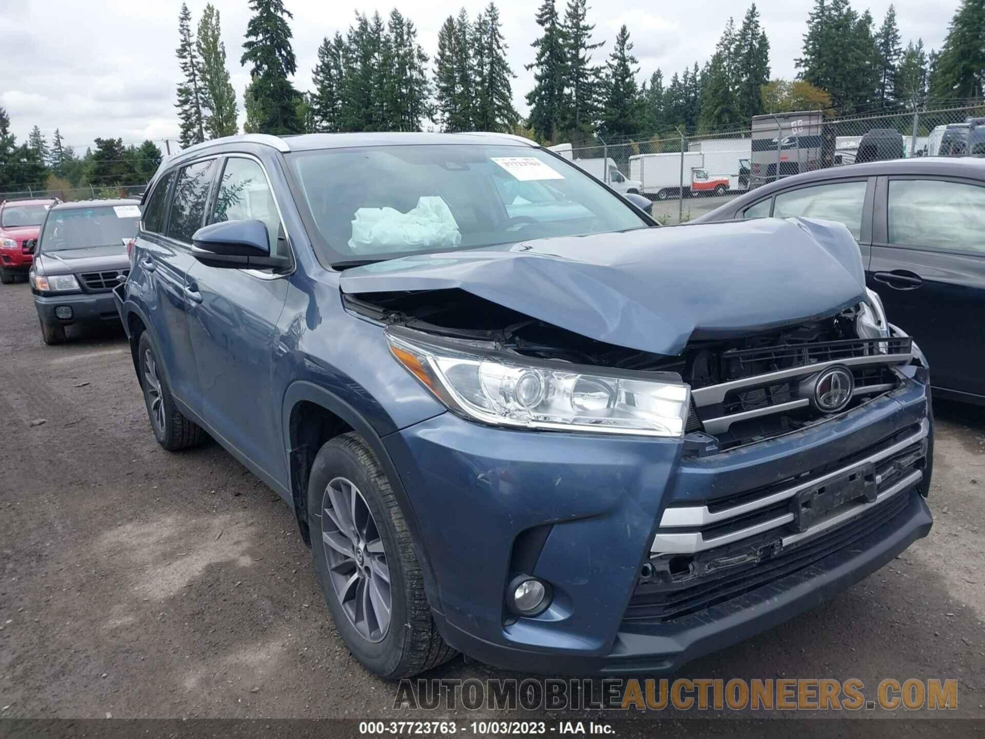 5TDJZRFH7KS714204 TOYOTA HIGHLANDER 2019