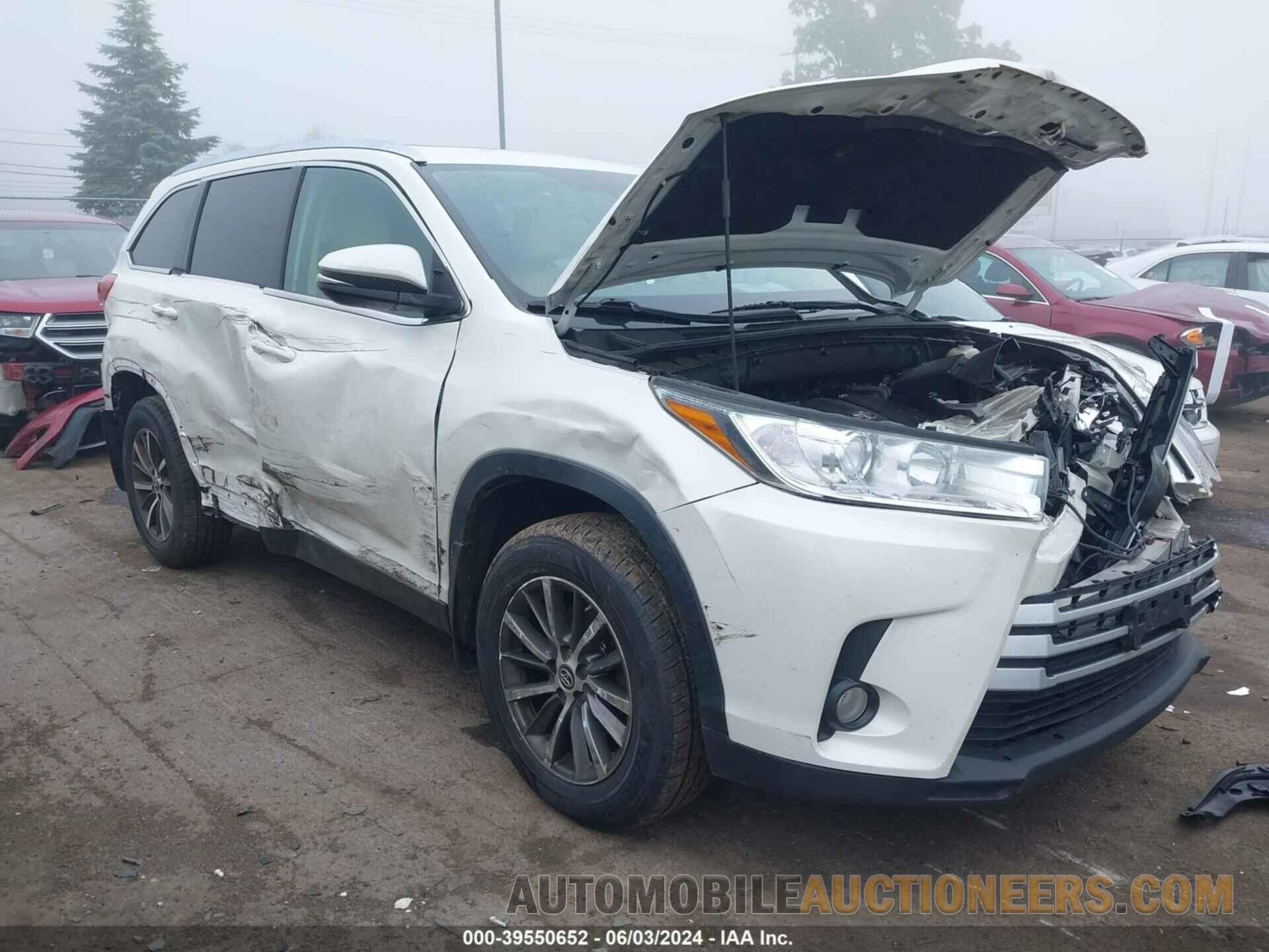 5TDJZRFH7KS923572 TOYOTA HIGHLANDER 2019