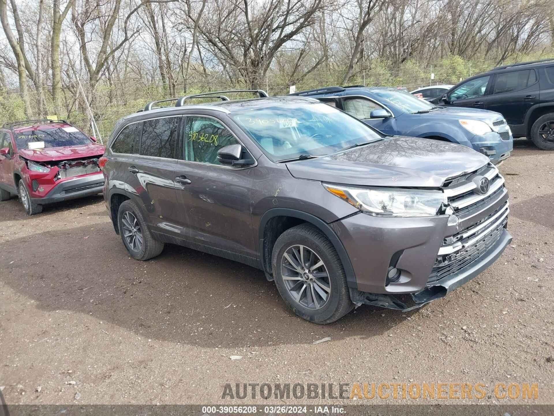 5TDJZRFH7KS954174 TOYOTA HIGHLANDER 2019