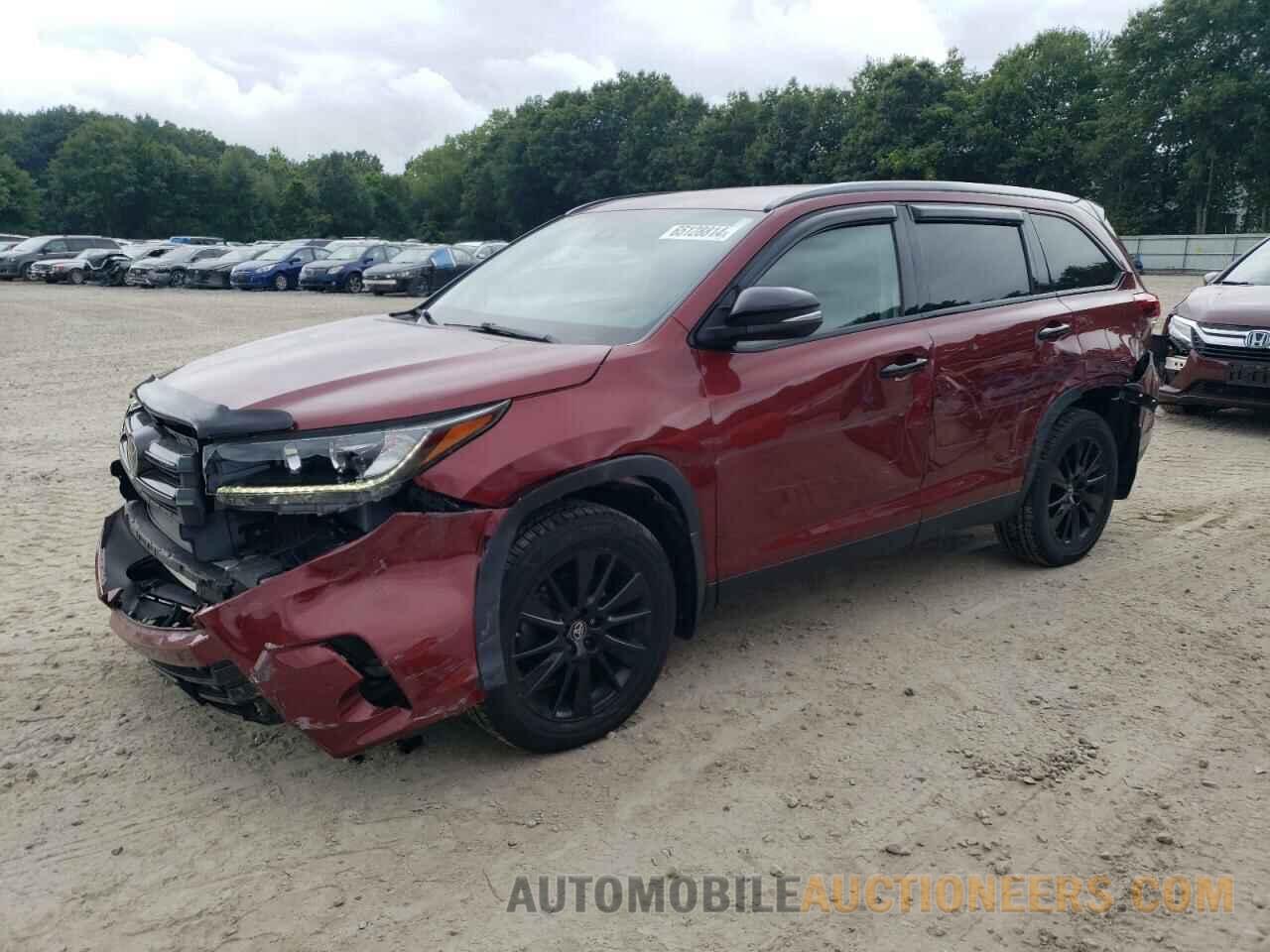 5TDJZRFH7KS960394 TOYOTA HIGHLANDER 2019