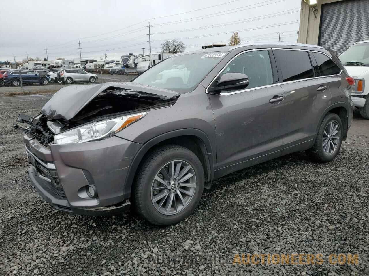 5TDJZRFH7KS991239 TOYOTA HIGHLANDER 2019