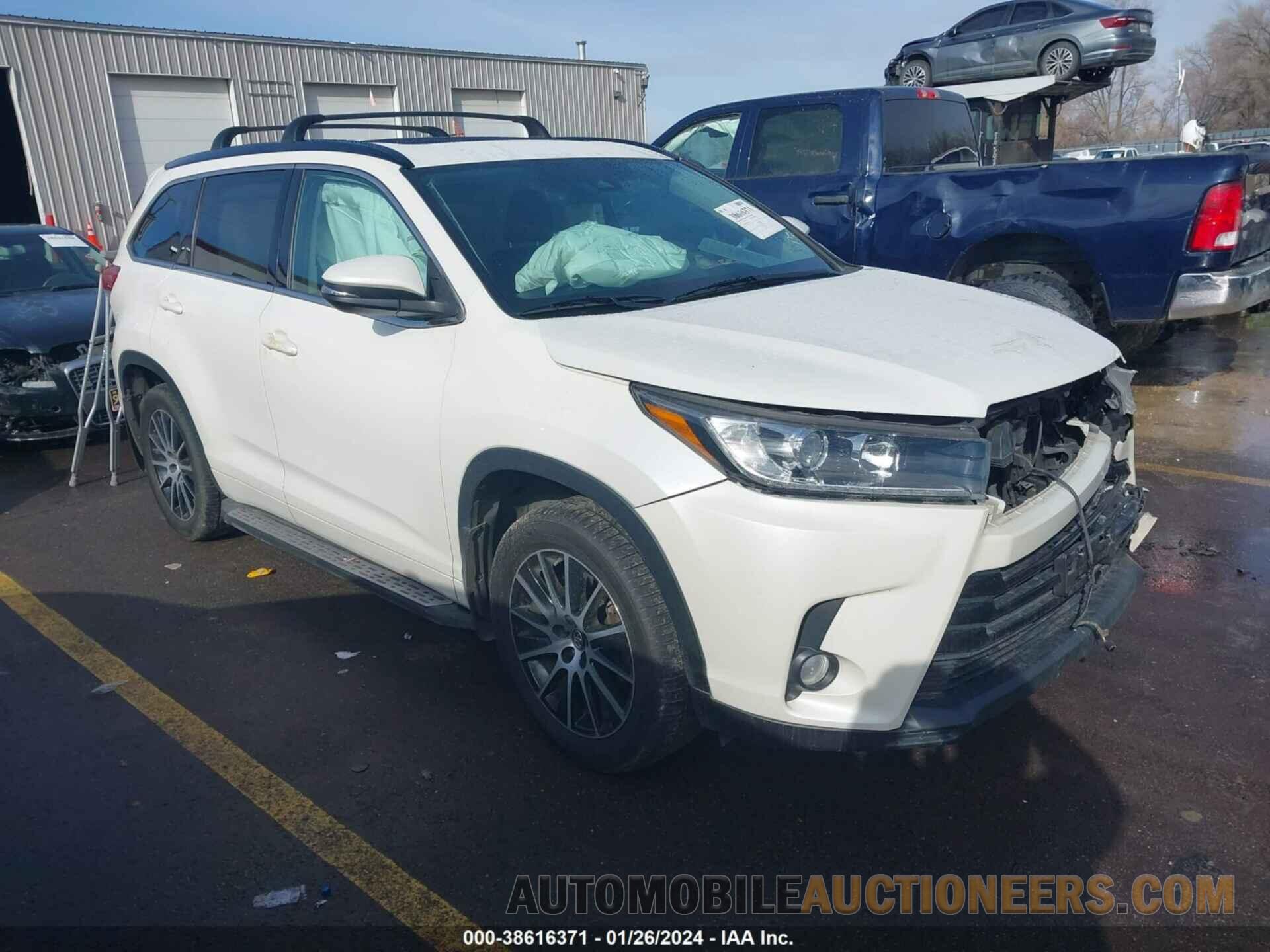 5TDJZRFH8HS356684 TOYOTA HIGHLANDER 2017