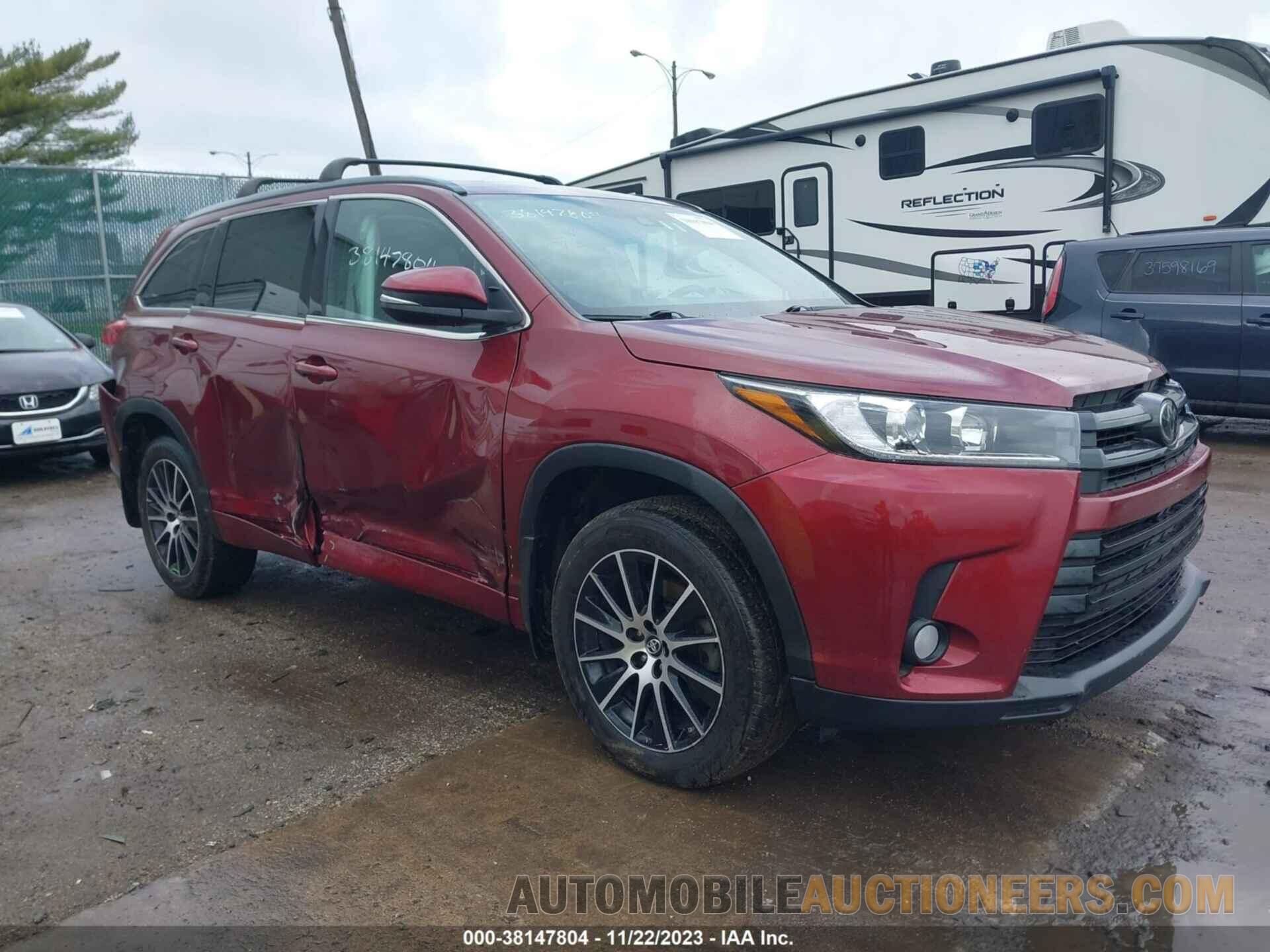 5TDJZRFH8HS356877 TOYOTA HIGHLANDER 2017