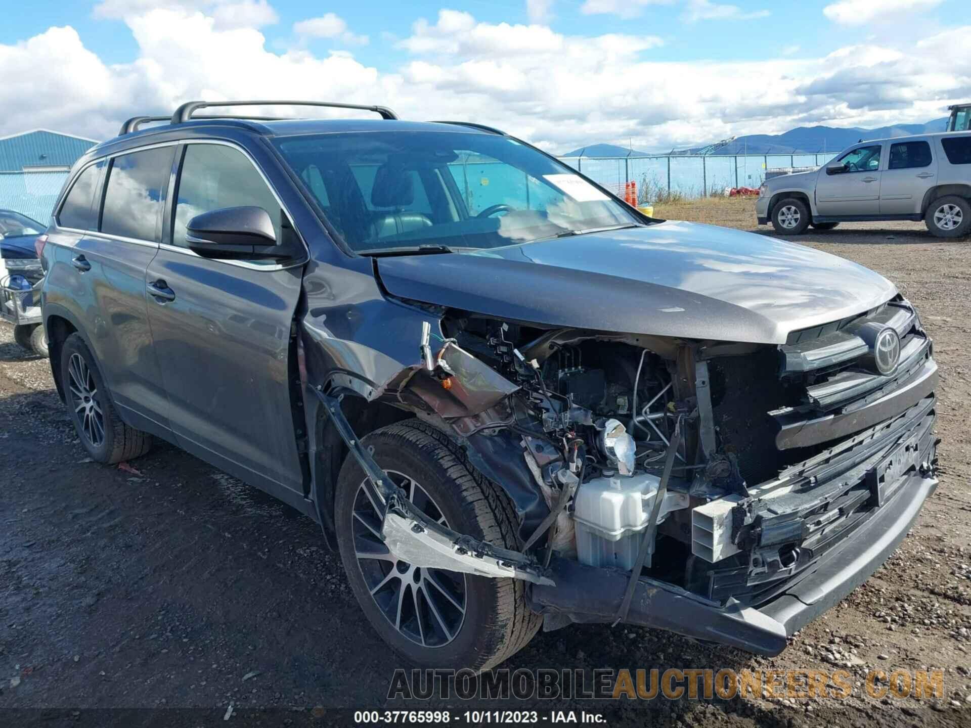 5TDJZRFH8HS370357 TOYOTA HIGHLANDER 2017