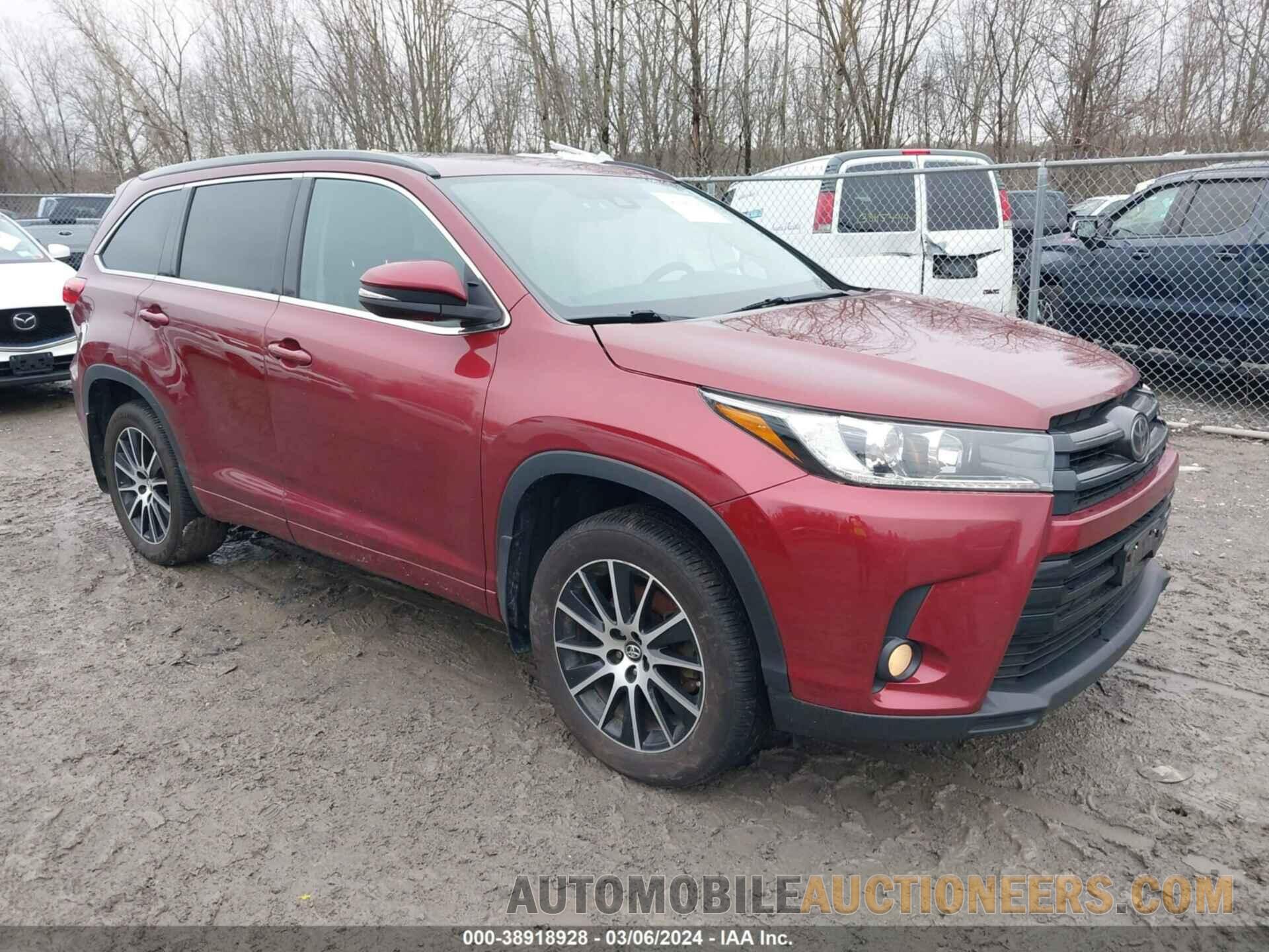 5TDJZRFH8HS370990 TOYOTA HIGHLANDER 2017