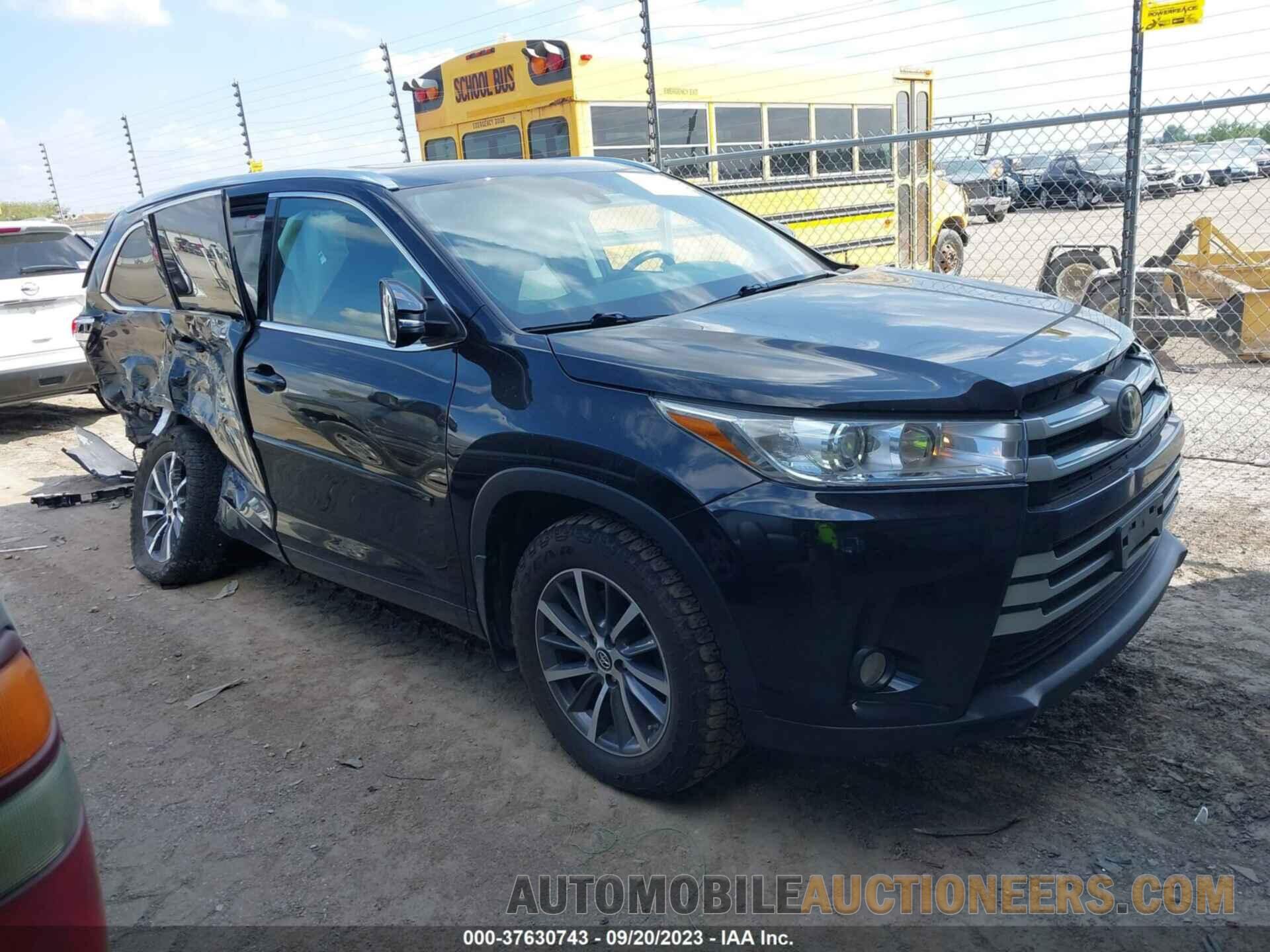 5TDJZRFH8HS379690 TOYOTA HIGHLANDER 2017