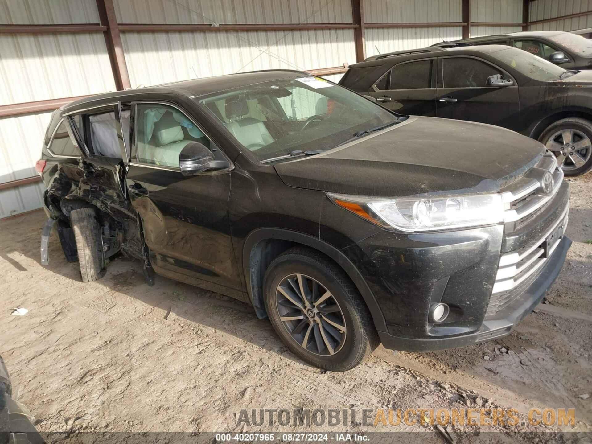 5TDJZRFH8HS383027 TOYOTA HIGHLANDER 2017