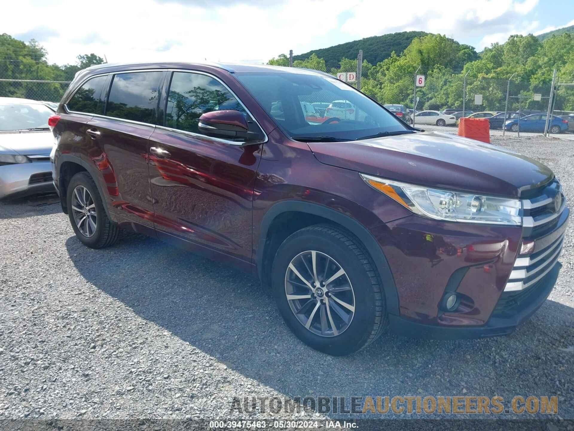 5TDJZRFH8HS383738 TOYOTA HIGHLANDER 2017