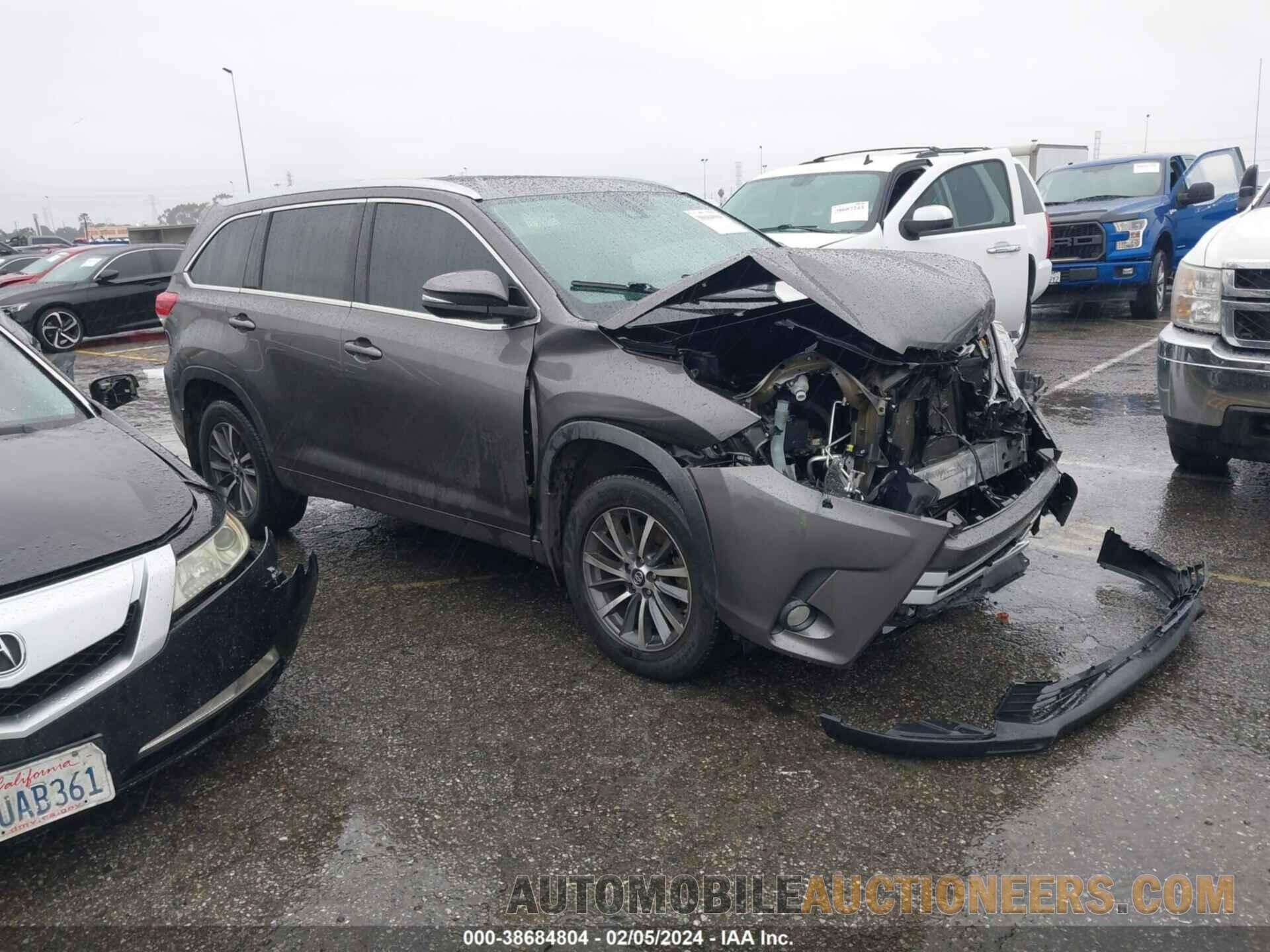 5TDJZRFH8HS411781 TOYOTA HIGHLANDER 2017