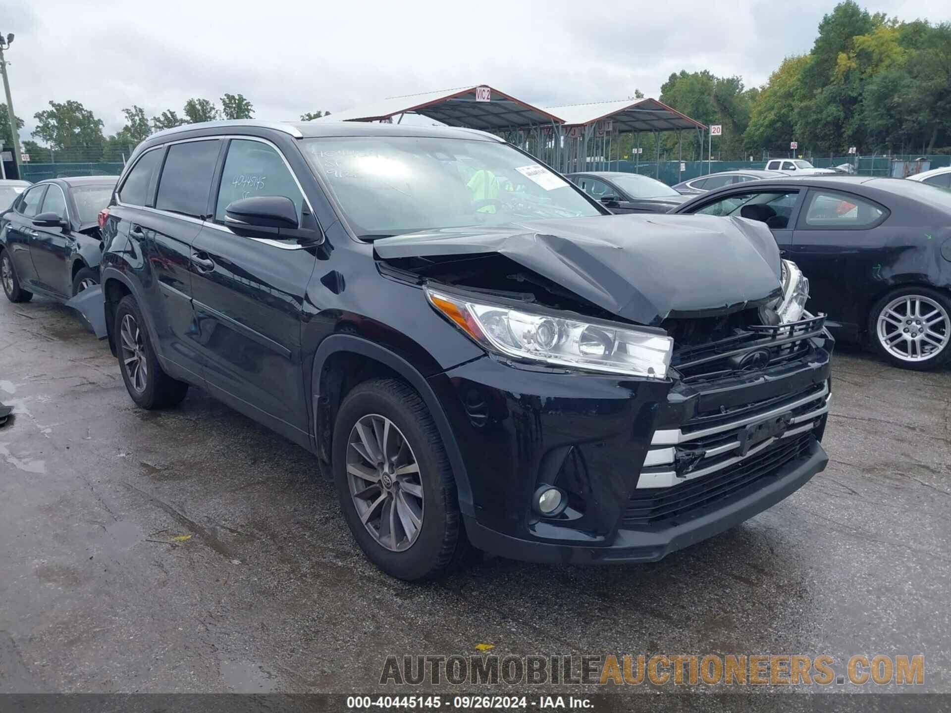 5TDJZRFH8HS442657 TOYOTA HIGHLANDER 2017